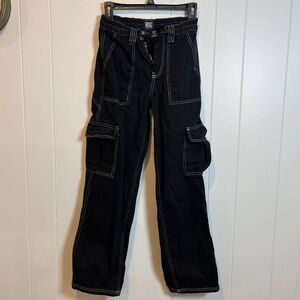 Y2K Relaxed Cargo Baggy Skate Jeans Navy BDG Women's 25x32" NWOT Streetwear